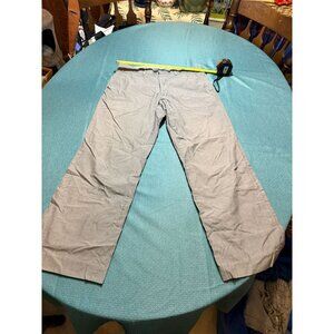 Express Mens Producer Pants 30x30 Gray Striped 100% Cotton Made In Indonesia